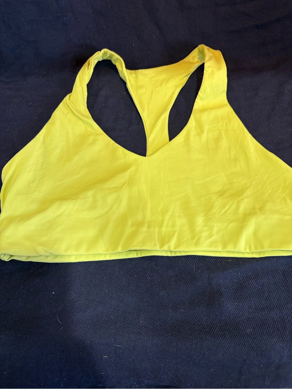 PARAGON Neon Yellow Racerback Sports Bralette